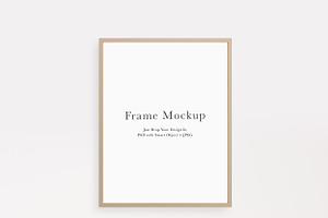 Frame Mockup #2394, Beige Portrait, a Print Template by Kzara Visual Concepts