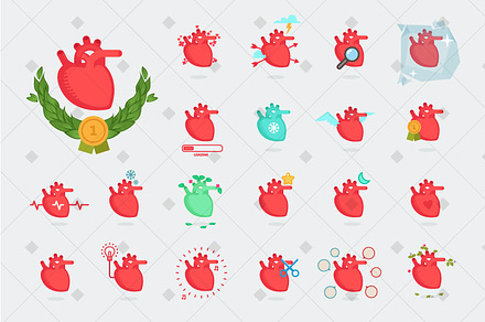 21 heart collection