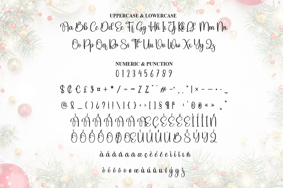 Christmas | Script Font, a Handwritten Font by Scratchones (Photo 7 of 9)