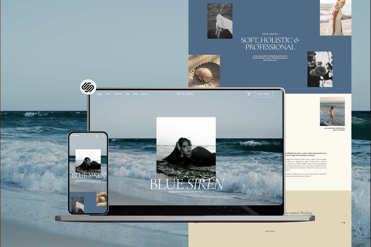 Therapist Squarespace Template, a Squarespace Template by Sofia Designs (Photo 2 of 8)