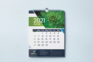 2021 Calendar- Wall Calendar