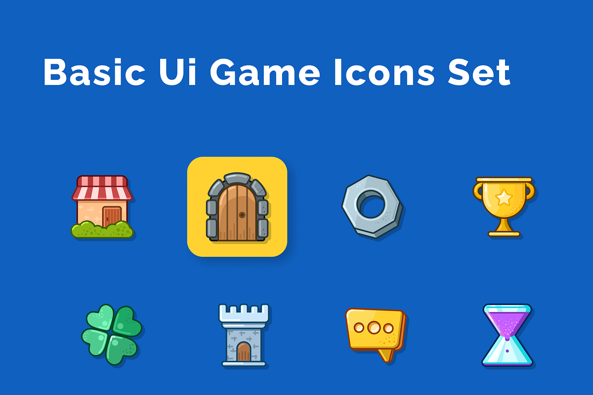 Basic Ui Game Icons Set, an Icon by Amazing Custom Icons (Photo 1 of 6)
