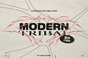 Modern Tribal Vector Shape - 50 Item, an Object Graphic by Hainz Studio (Thumbnail 1 of 12)