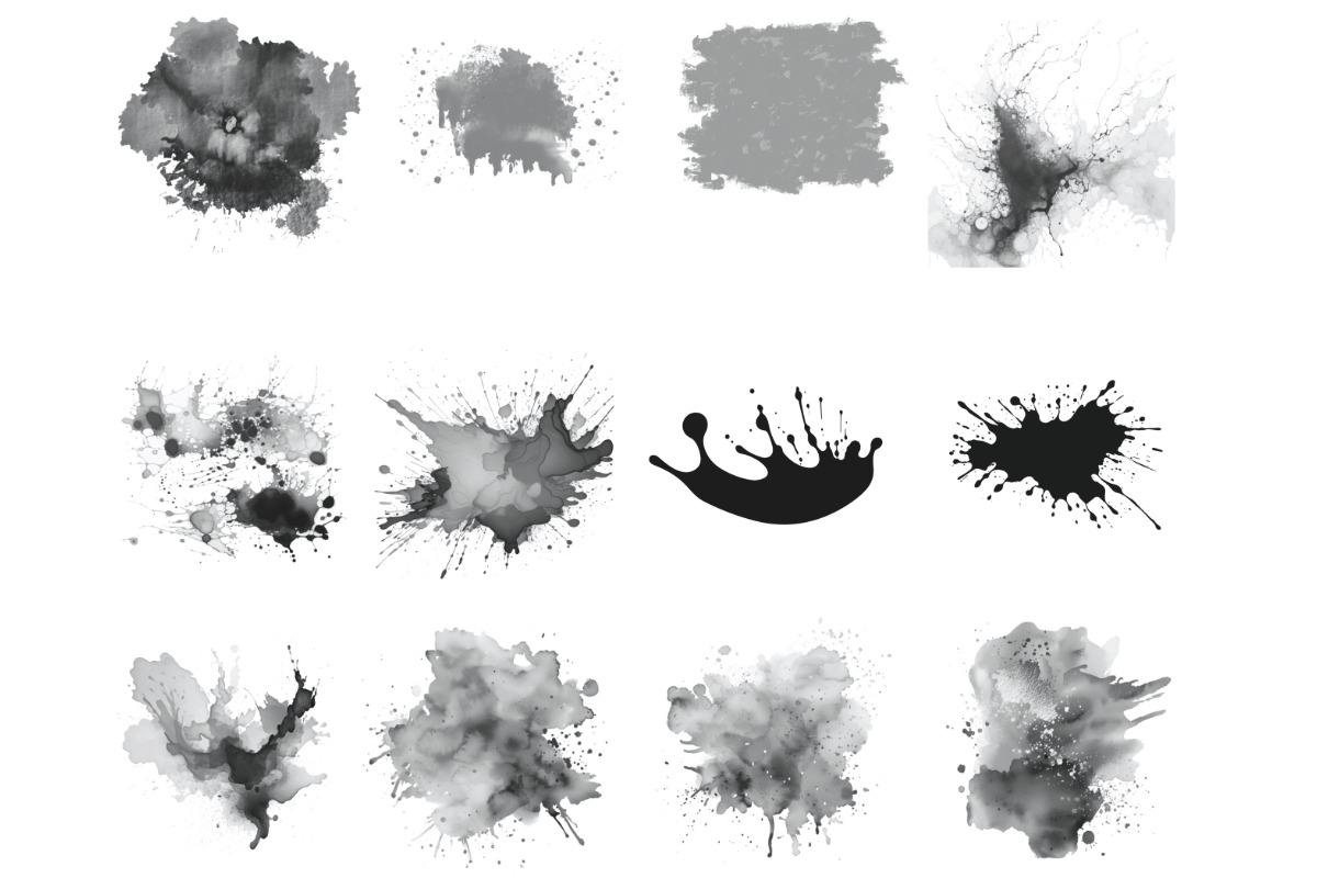 Splash Splatter Marks Set 3 Stamps, a Brush Add-On by Disasterology Ink (Photo 5 of 10)