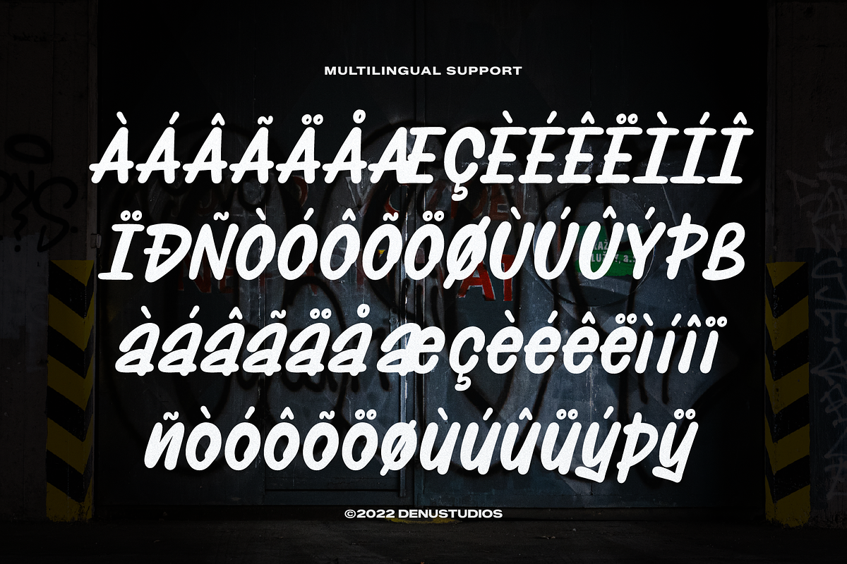 High Blast | Graffiti Font, a Handwritten Font by Denustudios (Photo 11 of 12)
