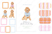 Halloween Goldendoodle Dog bucket, a Graphic by LABFcreations (Thumbnail 3 of 4)