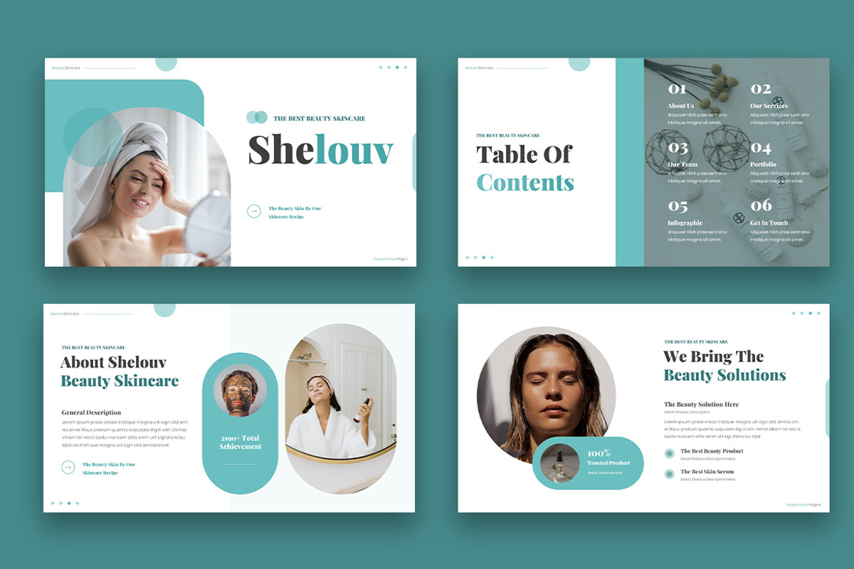 Shelouv Beauty Skincare Keynote, a Presentation Template by kerismaker (Photo 2 of 6)
