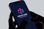Letter N Technology Cube Logo, a Branding & Logo Template by Design_Planet (Thumbnail 3 of 3)