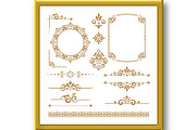 Vintage vector Set. Floral elements, a Decorative Illustration by RODINA (Thumbnail 2 of 3)