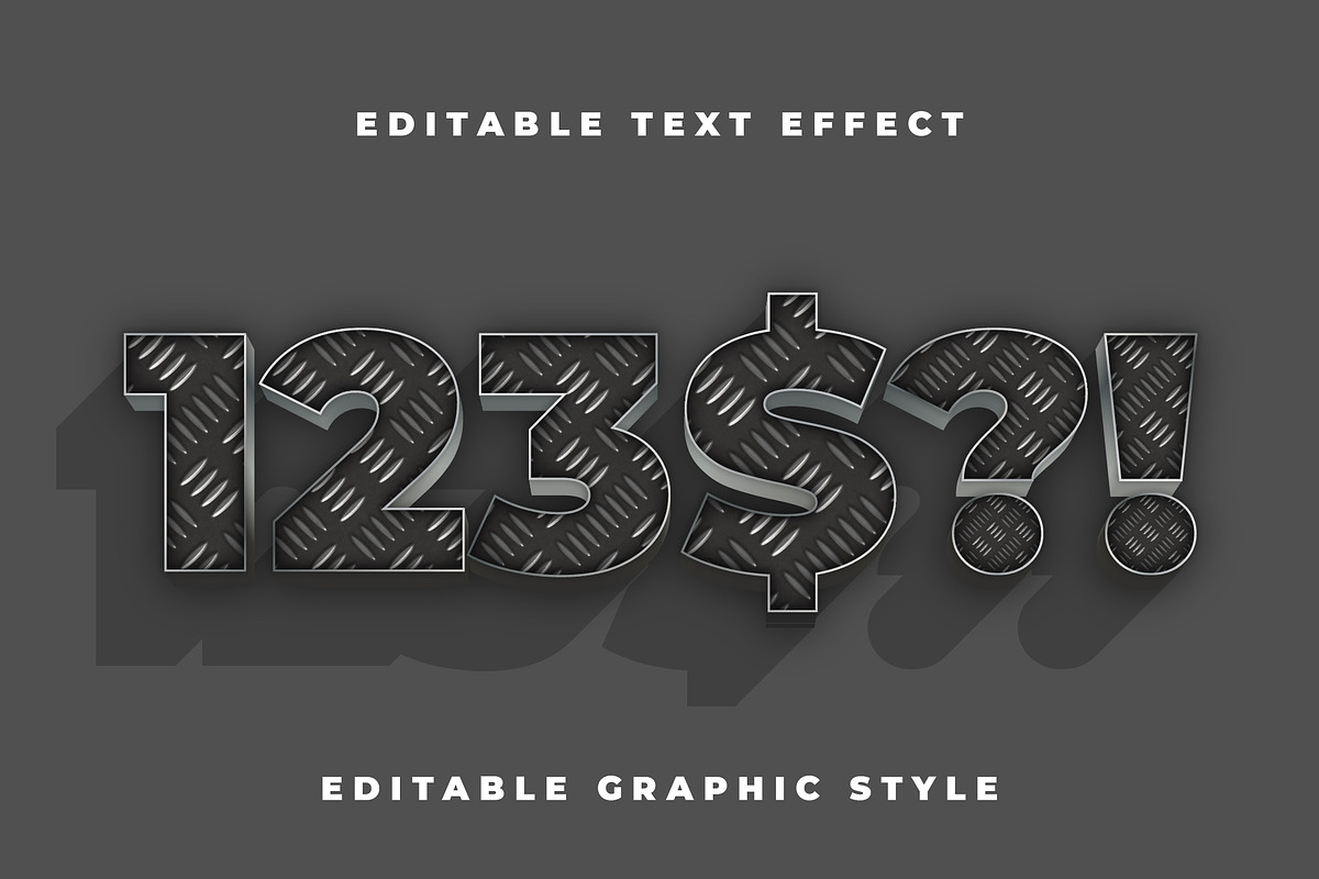 Industrial Metal Text Effect preview 2
