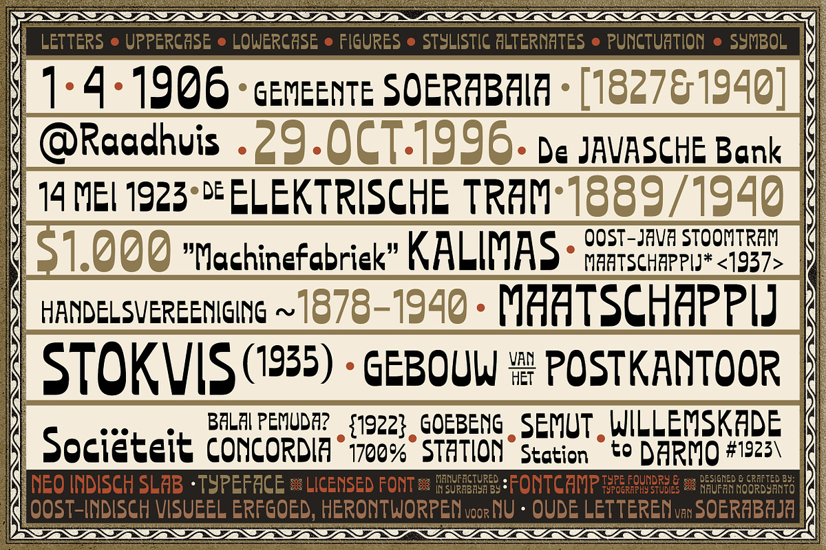 Neo Indisch Slab Font, a Slab Serif Font by Fontcamp Type Foundry (Photo 5 of 7)