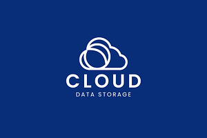 Cloud logo icon illustration, a Branding & Logo Template by Dyn Studio