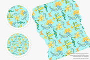 Rococo Floral Seamless Pattern, a Pattern Graphic by Pink Studio Art (Thumbnail 2 of 4)