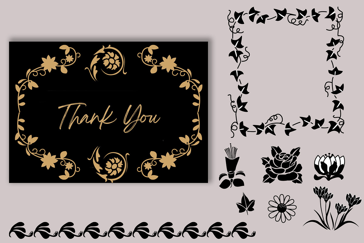 Floral Design Collection 1, a Decorative Illustration by GreenStockPhotos (Photo 2 of 6)