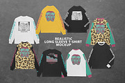 Long Sleeve T-shirt Mockup, a Shirt Mockup by Uncentrifuged Pressure (Thumbnail 1 of 6)