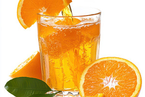 Fresh Orange Juice Pouring into Glas, a Food & Drink Photo by Pixeness Studio