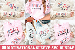 Motivational Sleeve SVG Bundle