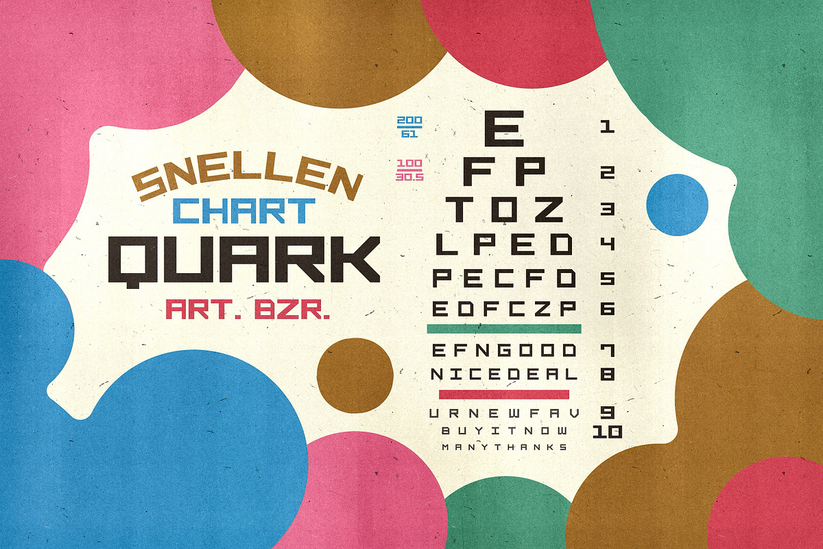 Quark | Y2K Block Type, a Sans Serif Font by Artifact Bazaar (Photo 8 of 9)