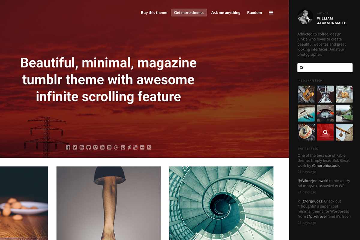 Kaleidoscope tumblr theme, a Websites & App Template by Pixel Revel (Photo 5 of 5)