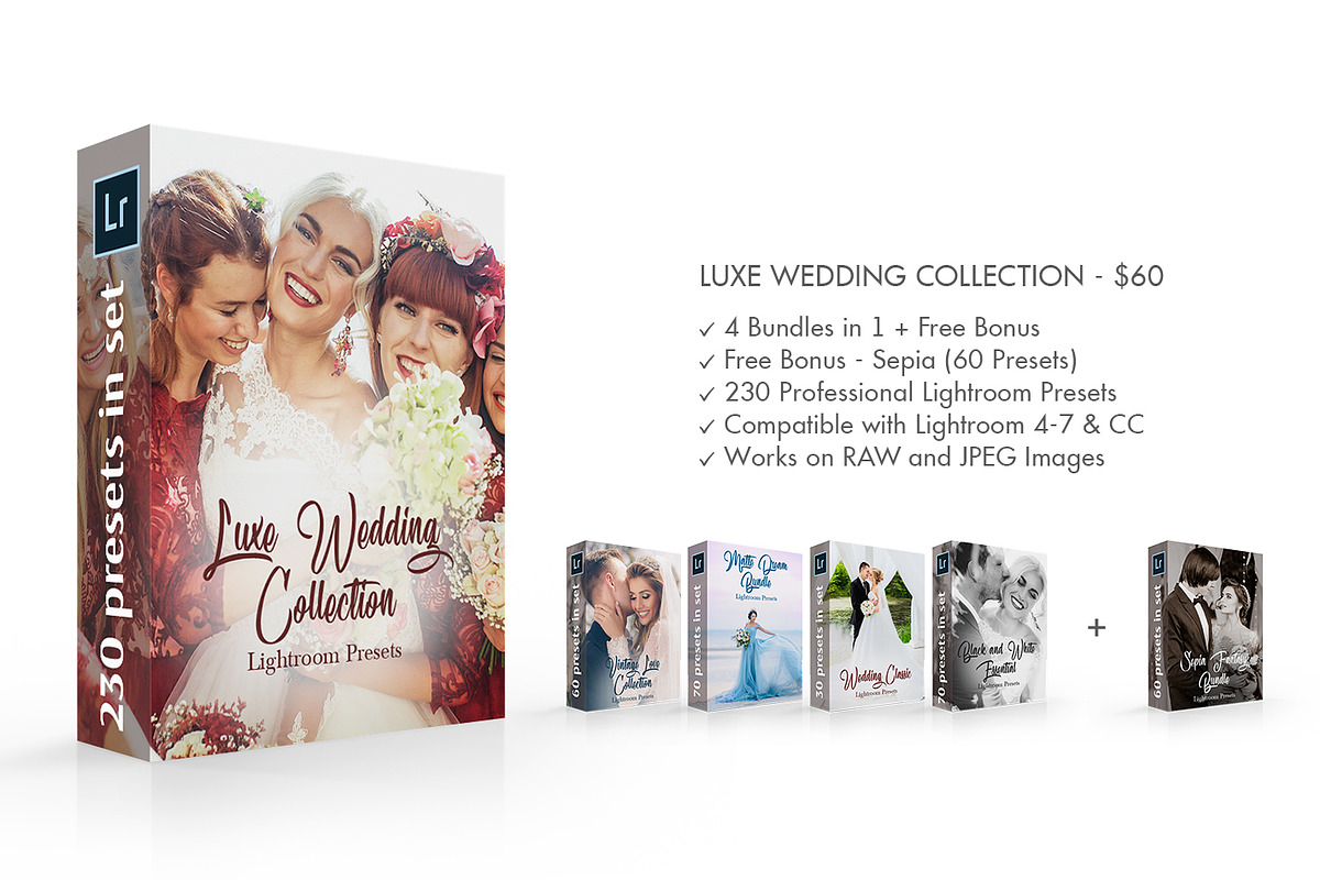 Luxe Wedding Lightroom Presets, a Plug-in Add-On by FixThePhoto (Photo 2 of 38)