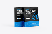 Quarto Hardcover Book Mockup, a Books & Magazine Mockup by SimplDesign (Thumbnail 9 of 13)