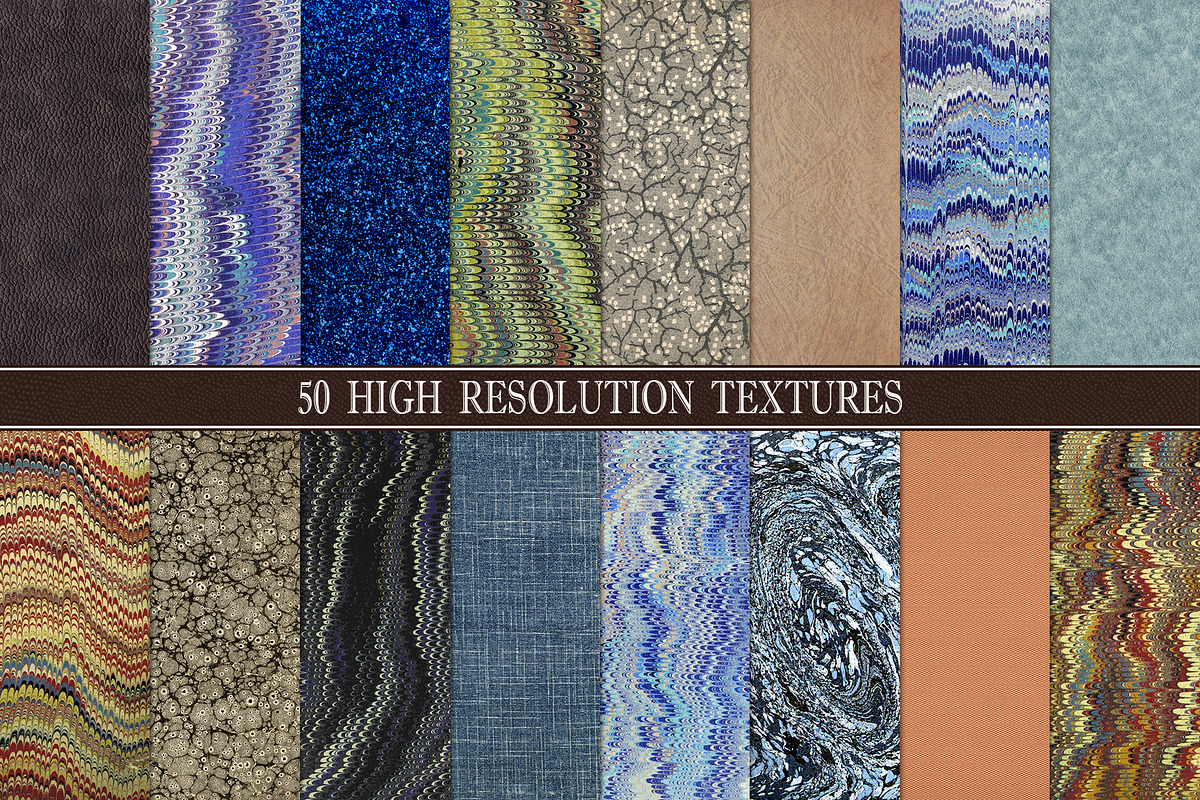 Vintage Decorative Book Linings, a Texture Graphic by Blue Line Design (Photo 2 of 4)