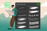 ESTEROS - Procreate Brushes, a Brush Add-On by Nurmiftah (Thumbnail 3 of 9)