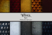 Mythical Part 1 (10 digital papers), a Pattern Graphic by Cheeky Lemons (Thumbnail 1 of 4)