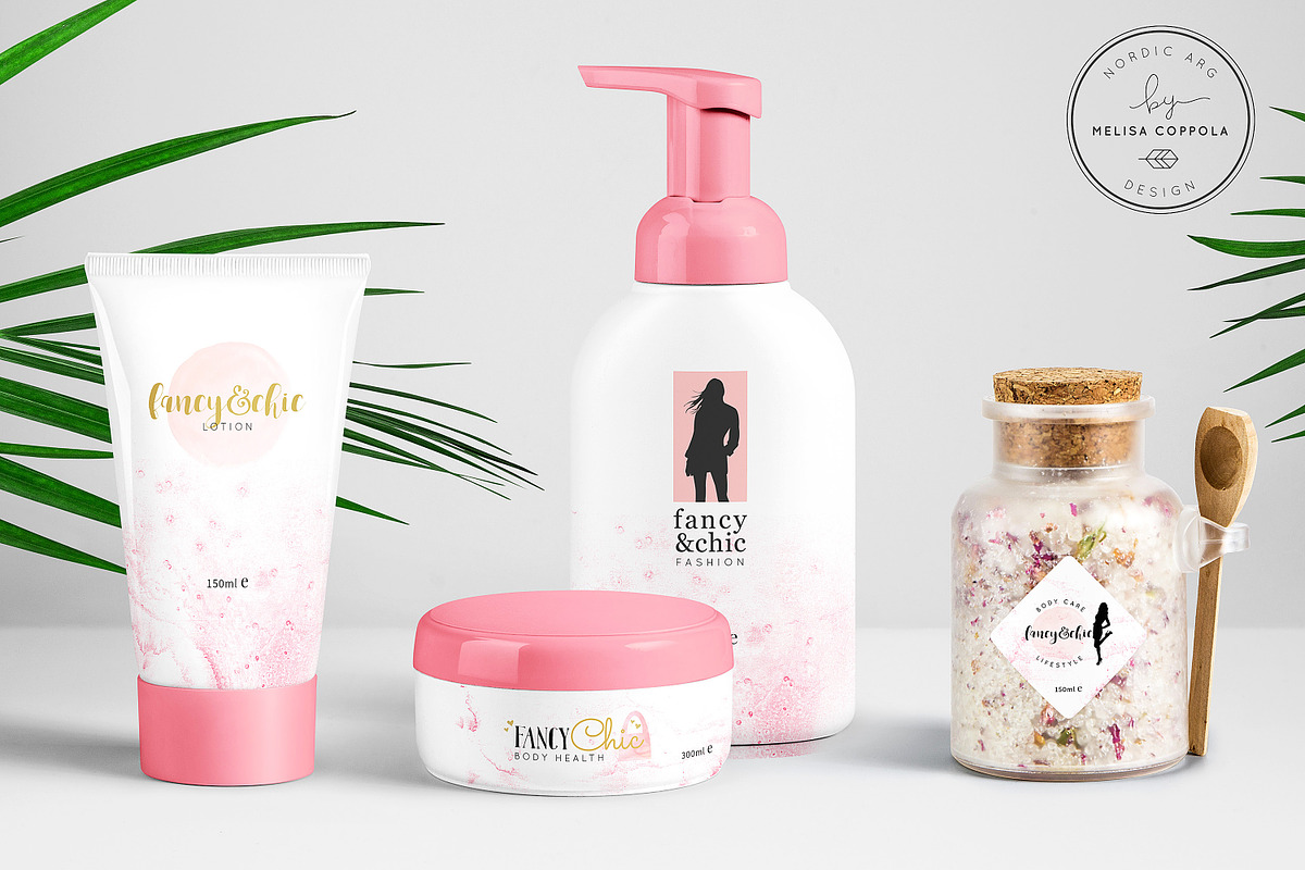 ♡Fancy&Chic Fashion Branding Kit, a Branding & Logo Template by Nordic.Arg (Photo 6 of 9)