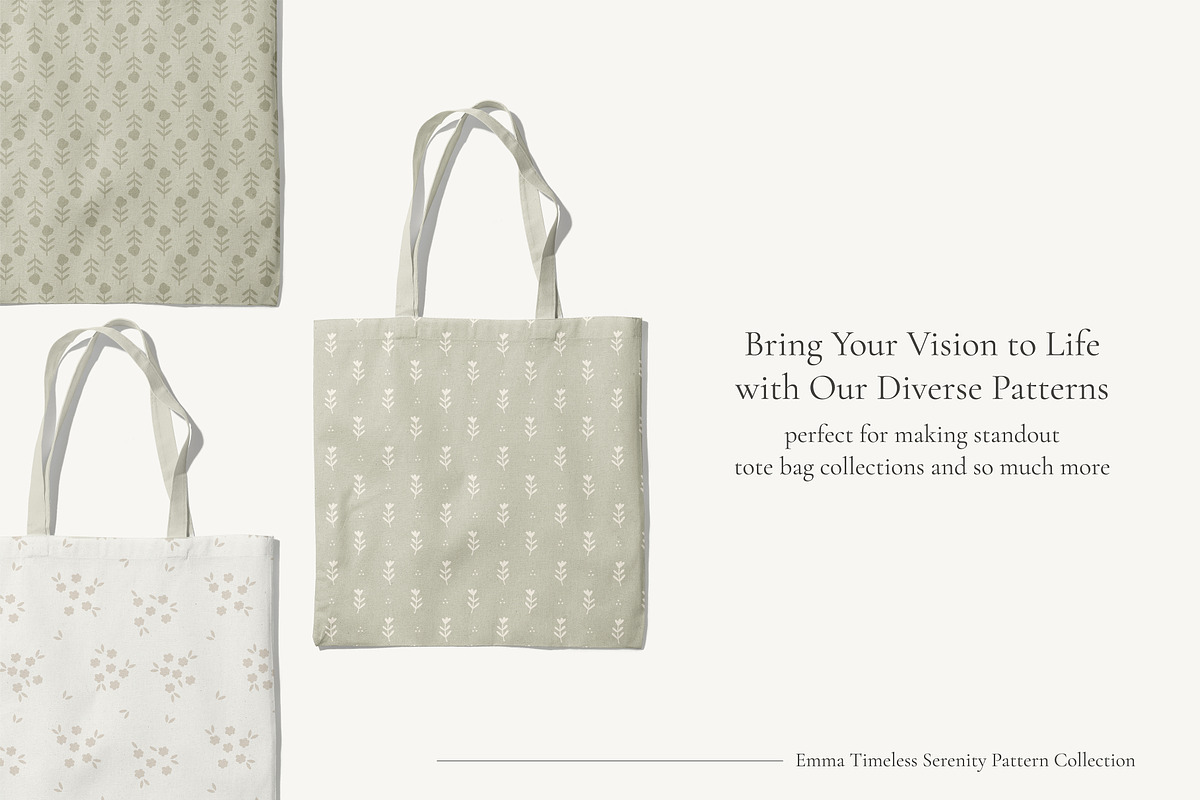 Timeless Serenity Pattern Collection, a Pattern Graphic by Emilie Cliche (Photo 4 of 9)