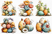 Spring Easter Watercolor Clipart, an Illustration by Craft Nest (Thumbnail 4 of 11)