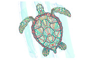 Ethnic Collection: Turtle, an Animal Illustration by ArtoJoy (Thumbnail 3 of 5)