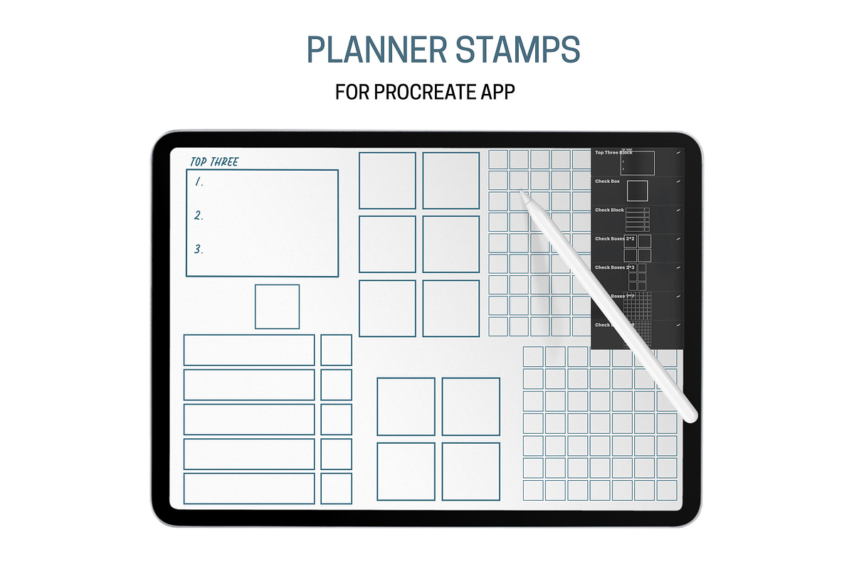 Planner Creator Procreate Brushes, a Brush Add-On by Brush Lab (Photo 7 of 8)