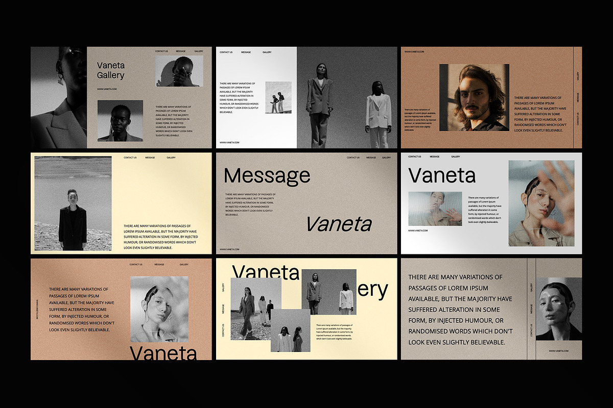 Vaneta Presentation Template preview 5