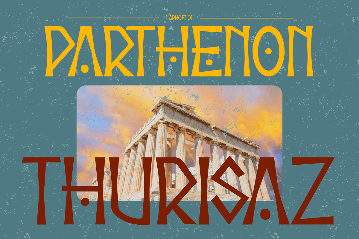 Hellenic – Modern Greek Font, a Serif Font by overlaytemplates (Photo 2 of 5)