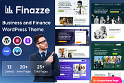 Business and Finance WordPress Theme, a WordPress Template by FleexStudio (Thumbnail 1 of 3)