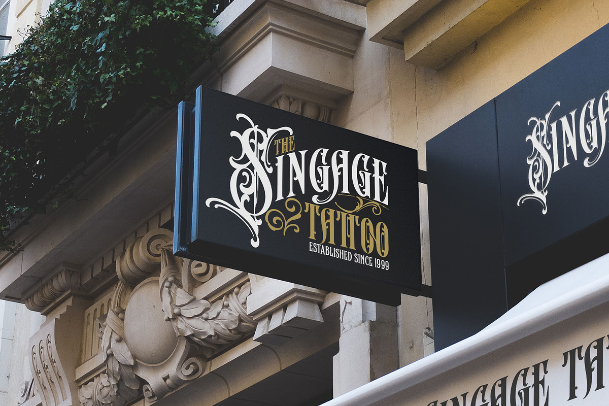 Master Rumble Victorian Typeface, a Blackletter Font by alit design (Photo 15 of 25)
