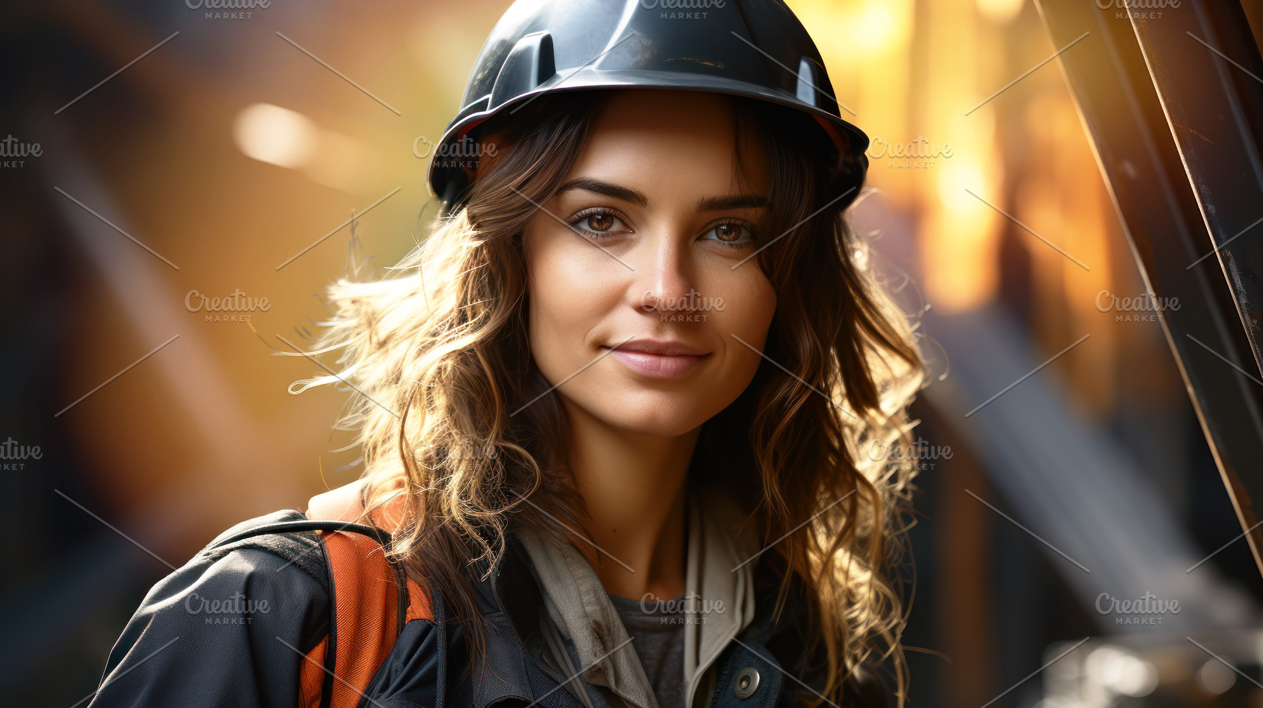 Portrait of a Young Female Engineer, a Person Photo by Perpis