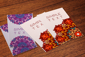 Mandala Business Card Template.