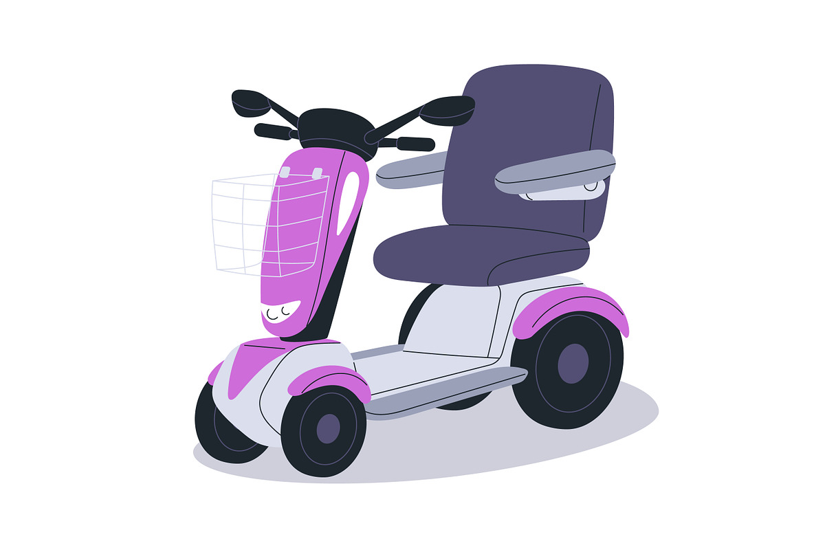 Eco electric transport vehicles set, a Transportation Illustration by Good Studio (Photo 7 of 7)