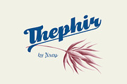 Thephir Slanted, a Script Font by NREY (Thumbnail 6 of 6)