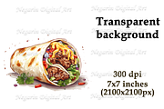 Delicious Watercolor Fastfood, an Object Graphic by Negarin Digital Art (Thumbnail 5 of 9)