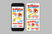 Creative Art Class Flyer, a Flyer Template by graphicook (Thumbnail 3 of 3)