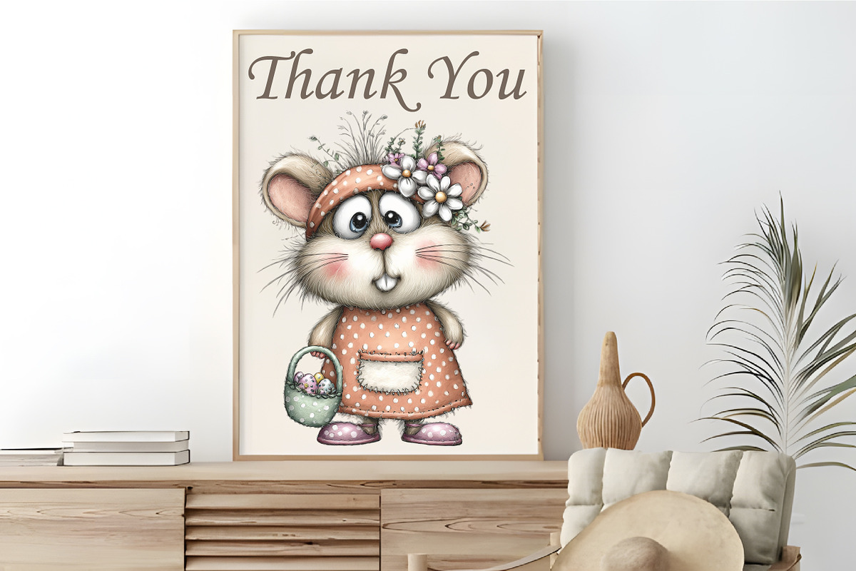 Whimsical Easter Cute Animals Set, an Animal Illustration by RobertsArt (Photo 3 of 6)