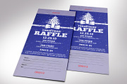 Christmas Raffle Ticket Template, a Card Template by Four C Graphic (Thumbnail 3 of 8)