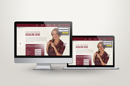 Dating Landing Page Template