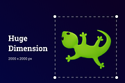Animal 3D Illustration, an Animal 3D Model by Vektora Studio (Thumbnail 3 of 6)
