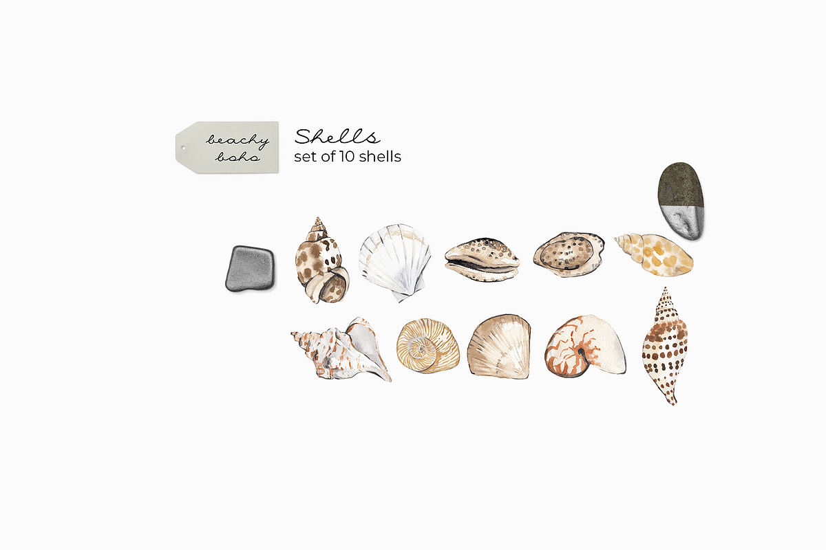 -50% MODERN BOHO: watercolor floral, an Object Graphic by Lana Elanor (Photo 8 of 12)