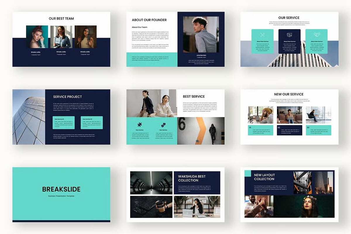 Wakshuda – Business Google Slide, a Presentation Template by kreatifreya (Photo 8 of 10)