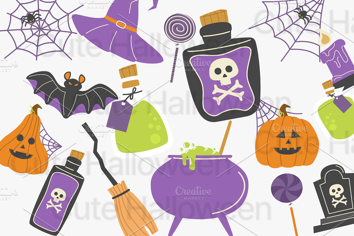 Cute Halloween Illustrations, an Object Graphic by Spesifikstd (Photo 3 of 3)
